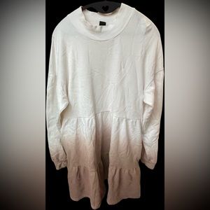 Wild Fable Ombré Sweatshirt Dress Sz L